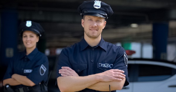 police officer portrait
