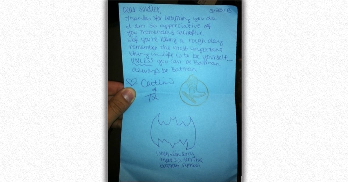 15 letters from kids sent to soldiers _ god updates