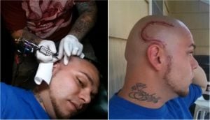 godupdates dad gets tattoo to match son's cancer surgery scar 3