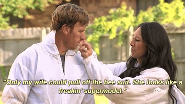 chip and joanna gaines marriage tips bee suit 2