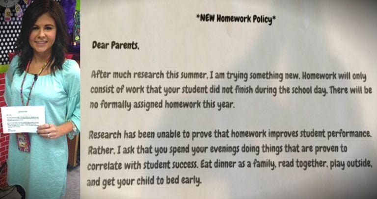 texas no homework policy