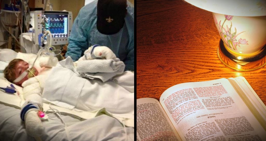 godupdates mom of dying boy finds open bible in hotel fb