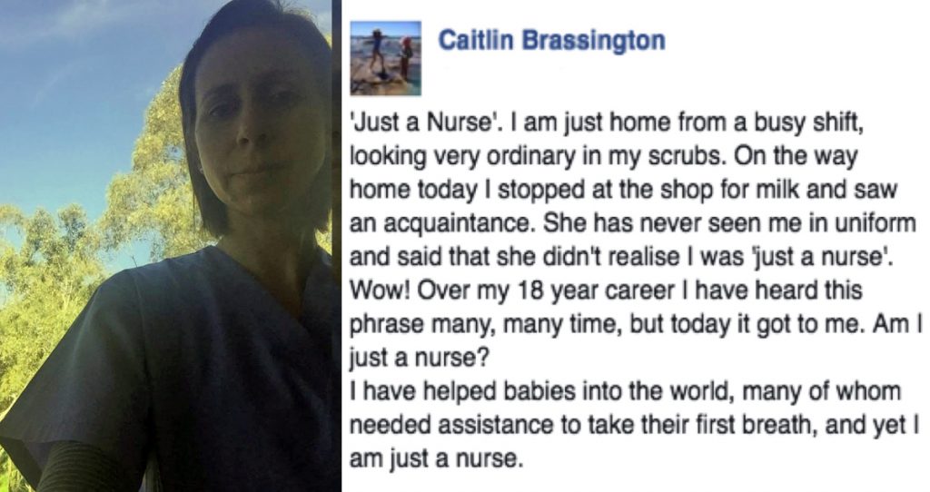 godupdates viral response to being called just a nurse fb