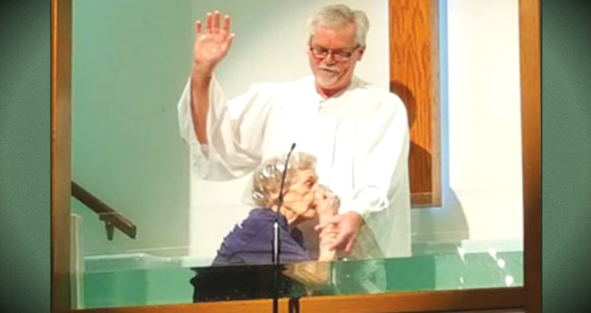 94-Year-Old Woman Baptized