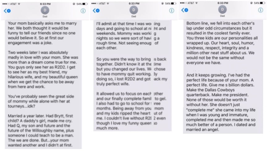 godupdates dad explains falling in love viral text 1
