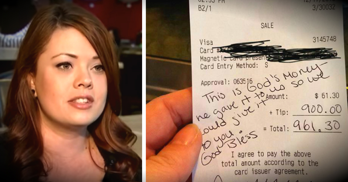 godupdates pregnant waitress received a 900 dollar tip fb