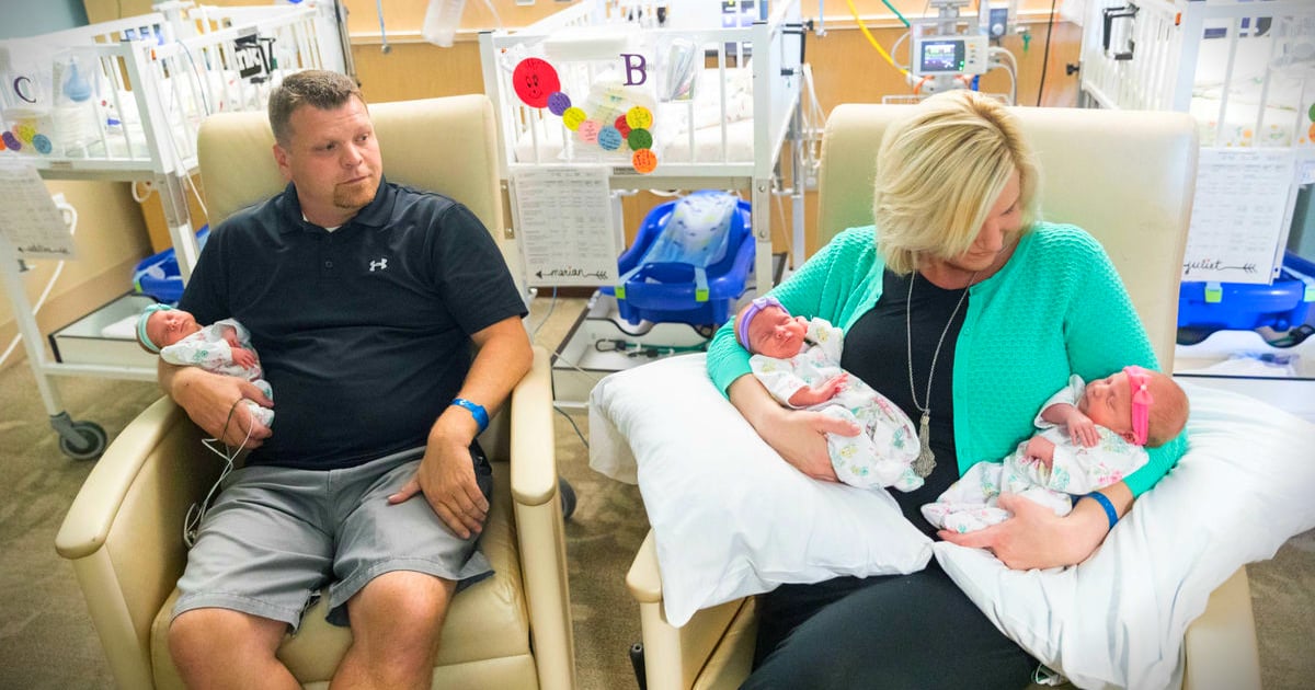 godupdates nebraska couple welcomes naturally conceived identical triplets fb