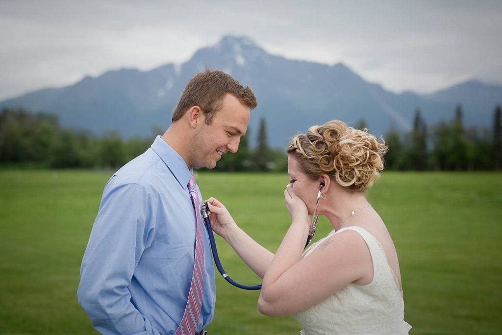 Bride Is Surprised Son's Heart Recipient Wedding _ everything inspirational