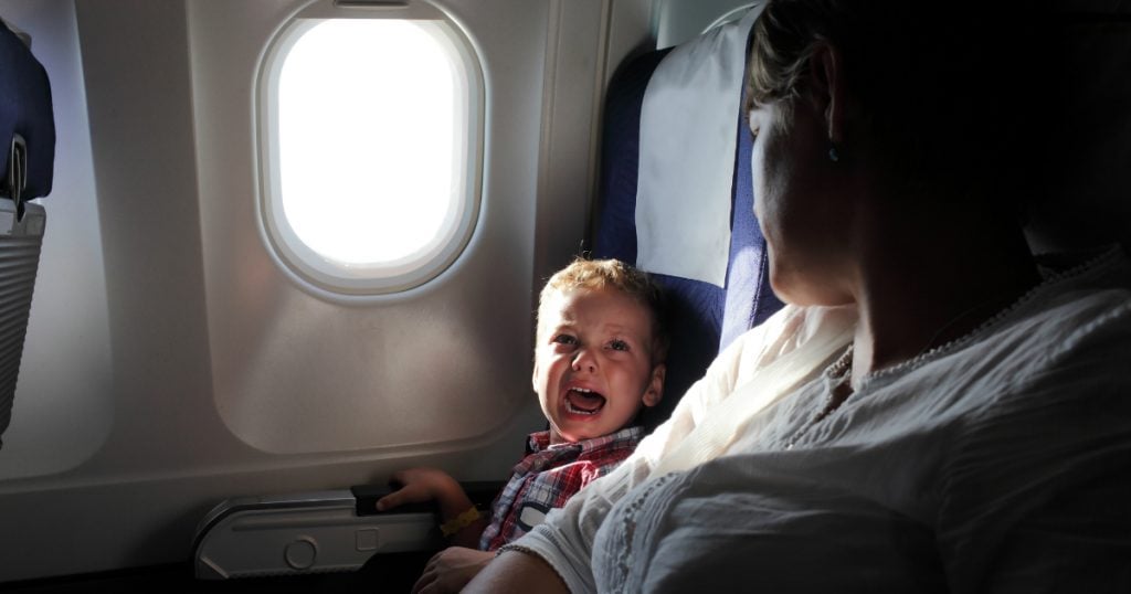 godupdates stranger's reaction to mom with crying kids on plane goes viral fb