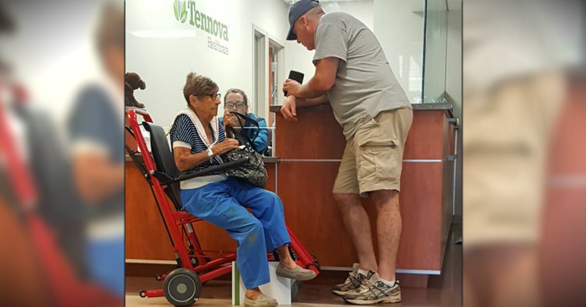 godupdates elderly lady was stuck at the hospital til stranger steps in fb