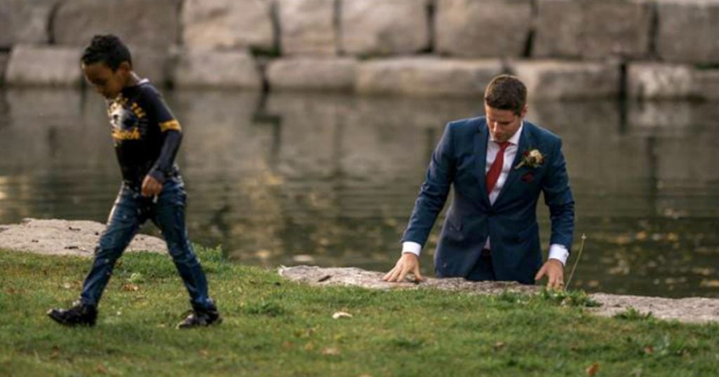 godupdates heroic groom saved a little boy from drowning during wedding photos fb