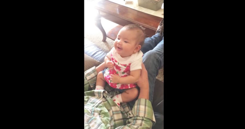 Baby Laughs At Dad'sTalk About Boys_GodUpdates