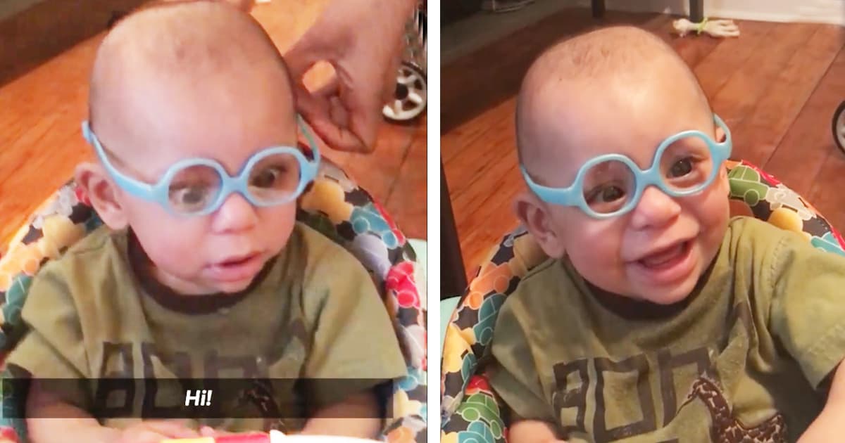 Baby Sees Parents With New Glasses_GodUpdates