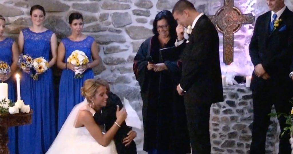 Bride Says Special Vows to Step Son