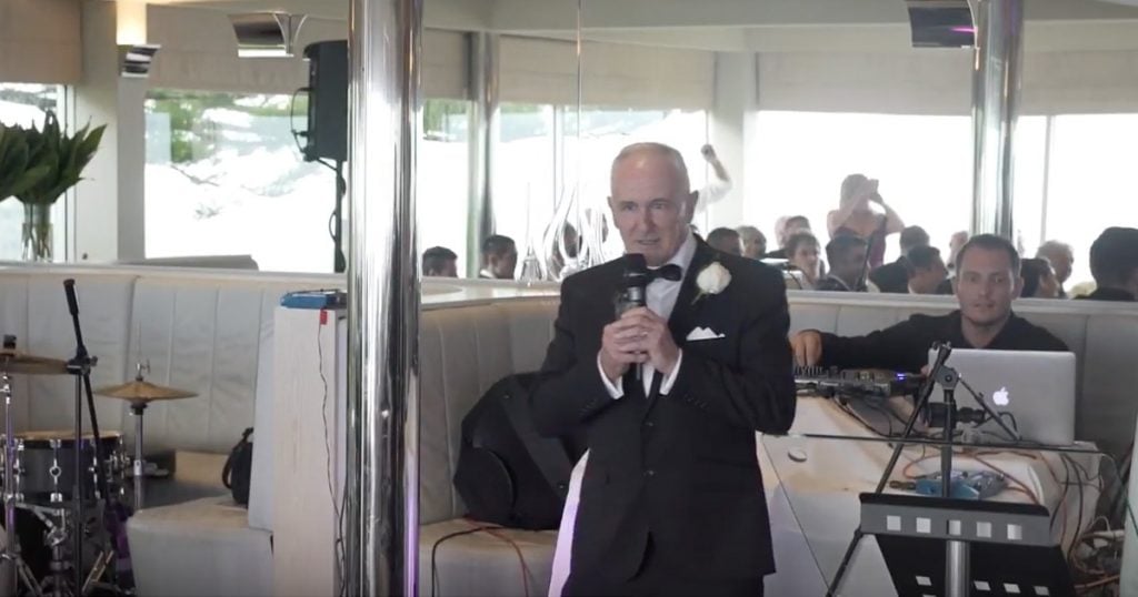 Father Of The Bride Sings An Elton John Inspired Wedding Toast