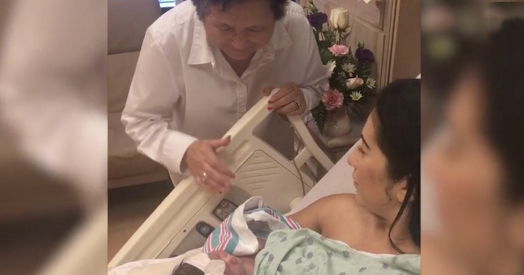 Grandmother With Alzheimer's Meets Her Grandbaby For The First Time