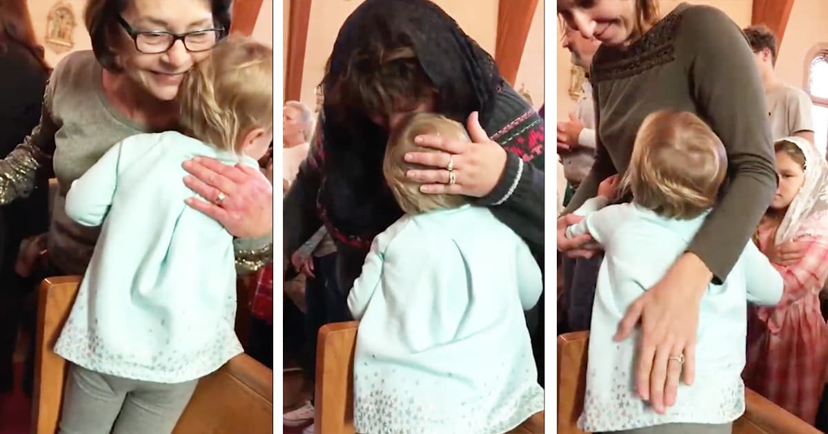Little Girl Hugs Everyone At Church_GodUpdates