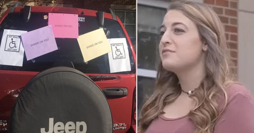 Normal' Looking Woman Shamed For Using Handicapped Spot Sets The Record Straight _ lexi baskin _ god updates