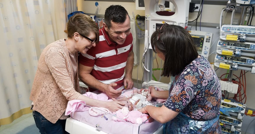 Parent's Celebrating A 'Miracle Baby' Born With Heart Outside Her Body _ vanellope hope _ godupdates