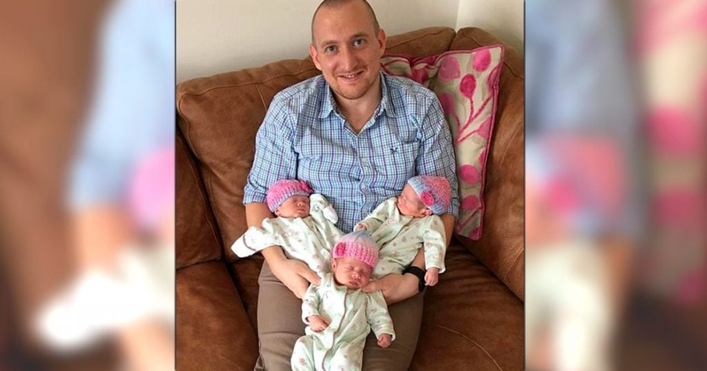 godupdates couple battling inferterlity celebrates christmas with triplets 1