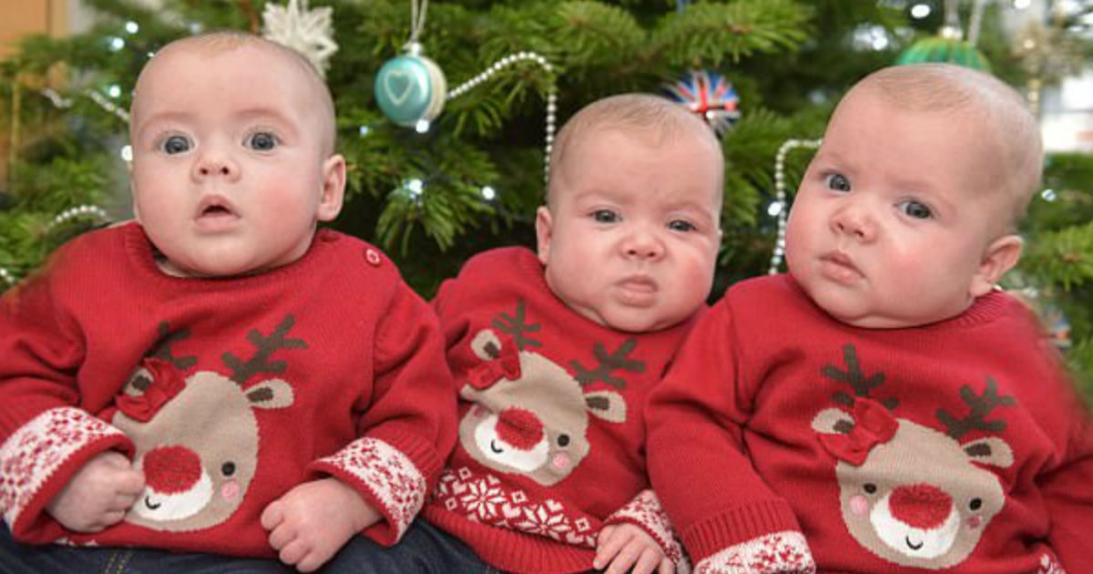 godupdates couple battling inferterlity celebrates christmas with triplets fb