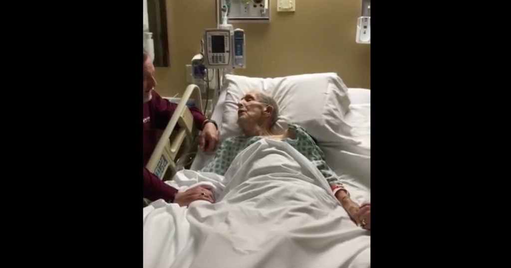 97-Year-Old Sings 'How Great Thou Art' From Hospital Bed