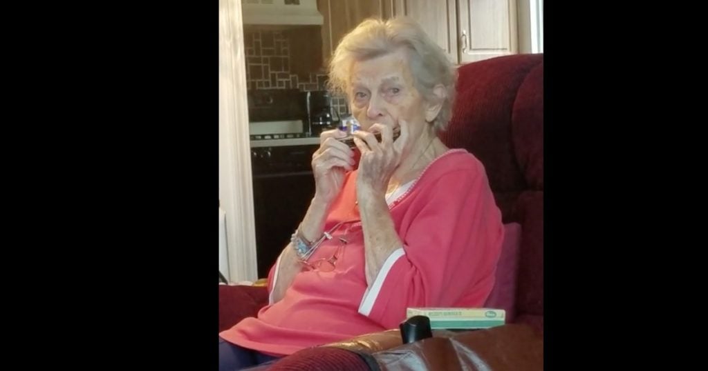 Grandma With Alzheimer's Yodels and Plays The Harmonica
