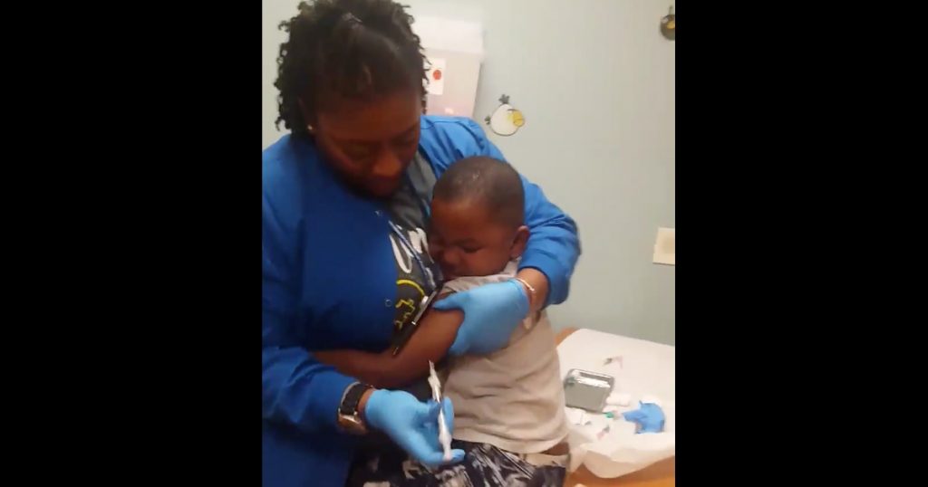 Brilliant Nurse Makes Shots Seem Like Magic For Little Boy