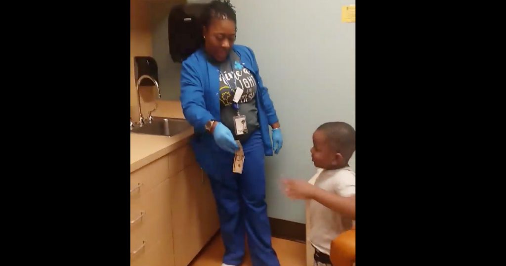 Brilliant Nurse Makes Shots Seem Like Magic For Little Boy
