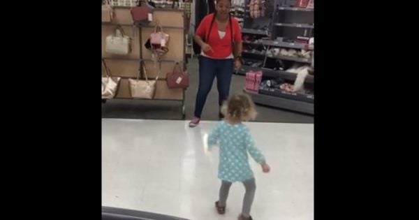 Target Employee Has An Adorable Dance-Off With A 2-Year-Old Little Girl