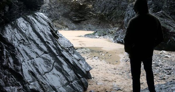 crantock beach cave mystery