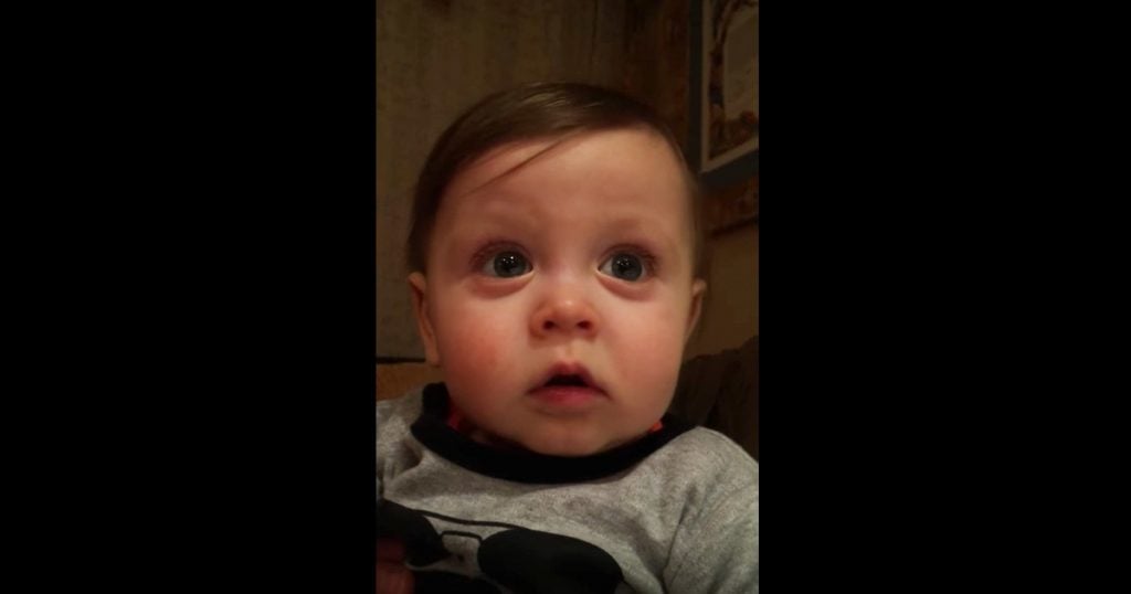 Baby Gets Emotional Hearing Elmo And Andrea Bocelli Singing Opera