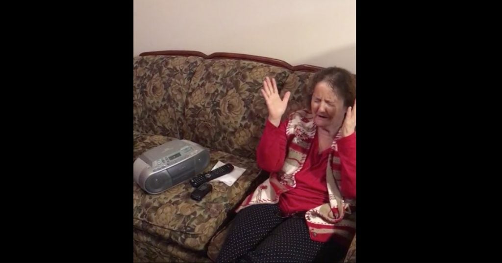 Grandson Surprise Grandma By Recording Her Song 'Fishing In The Sky'