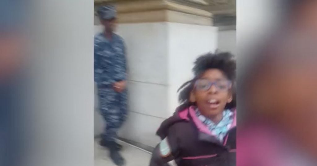 10-year-old Trows A Tantrum Until She Sees Her Military Brother