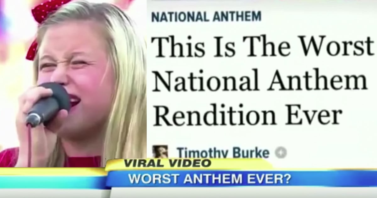 Girl Who Sang The Worst National Anthem Ever Auditions For American Idol