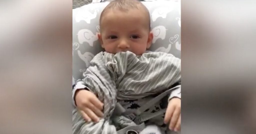 Baby Stops Crying With Mom's Dirty T-shirt 