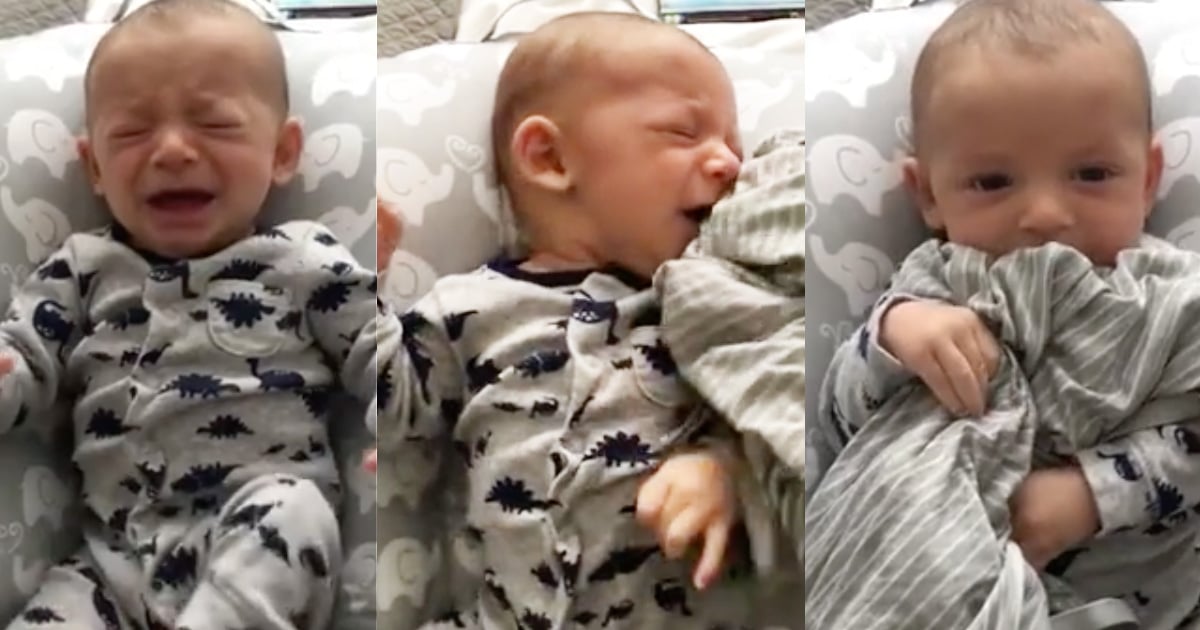 Baby Stops Crying With Mom's Dirty T-shirt