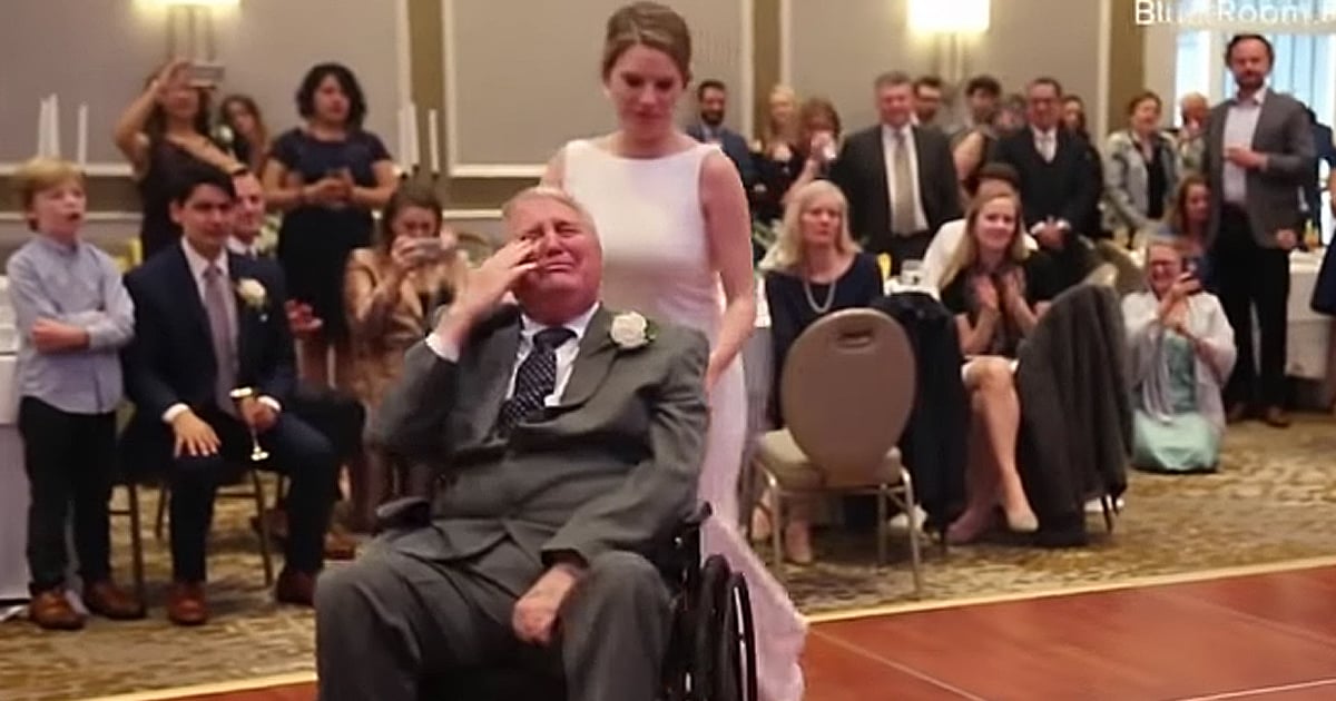 Dying Father Shares First Dance With Daughter At Her Wedding