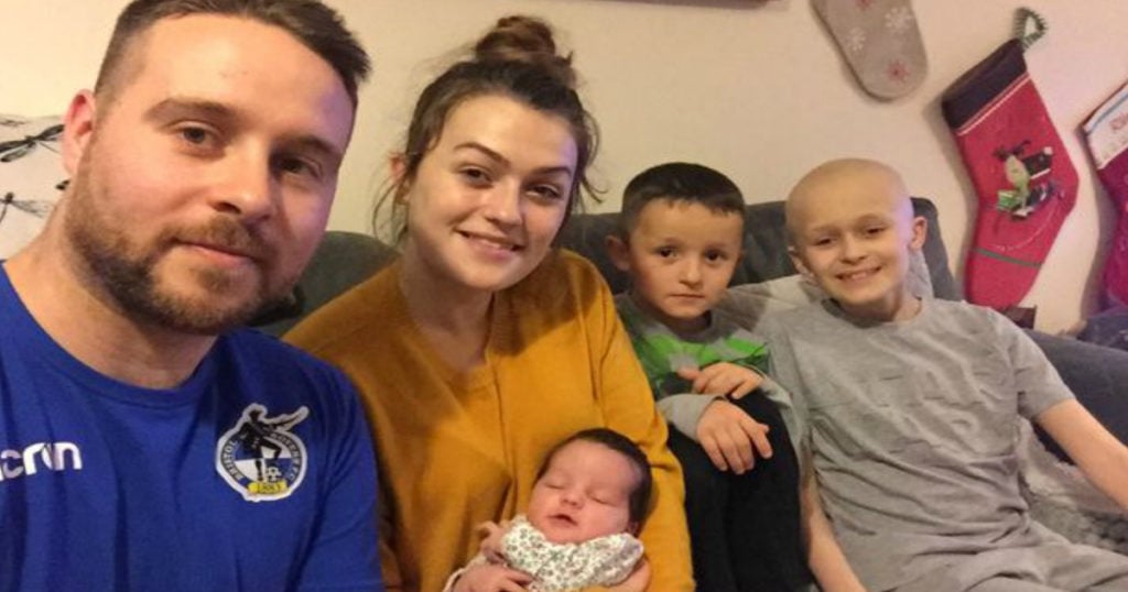 boy with cancer lived to meet baby sis bailey cooper