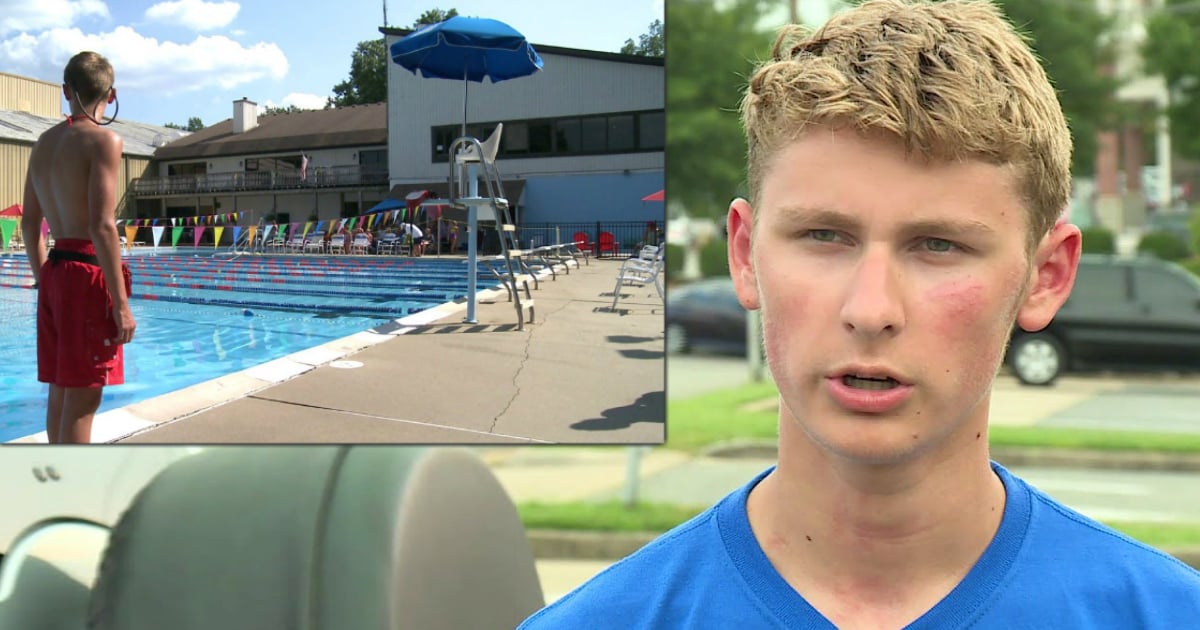 drowning toddler rescue teen michael wood