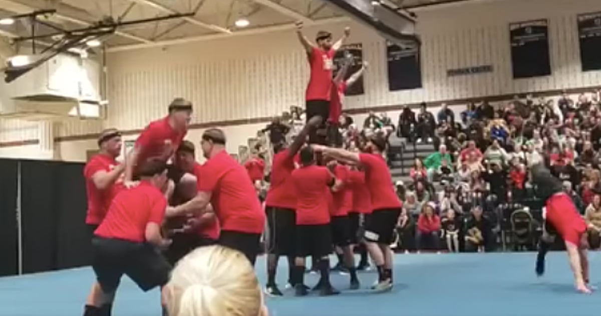 Cheer Dads Daddy Bolts Viral Routine