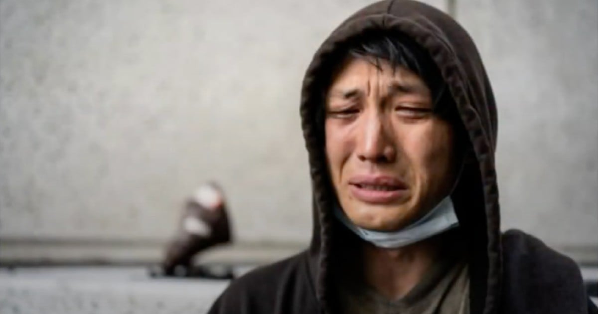 photo of homeless man John Hwang