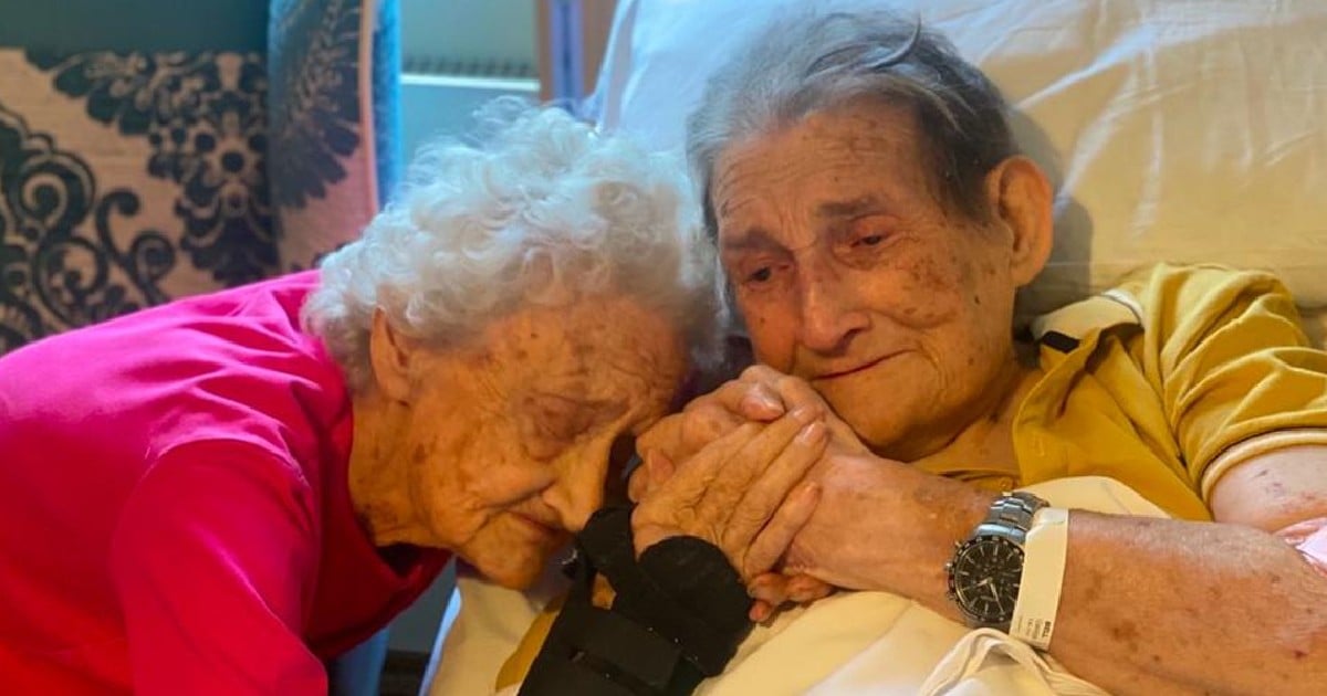 elderly couple married 66 years reunite after 100 days apart