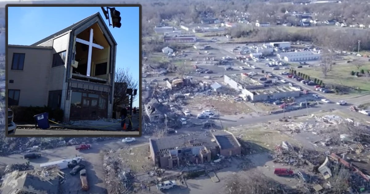 church cross survives kentucky tornado 2021