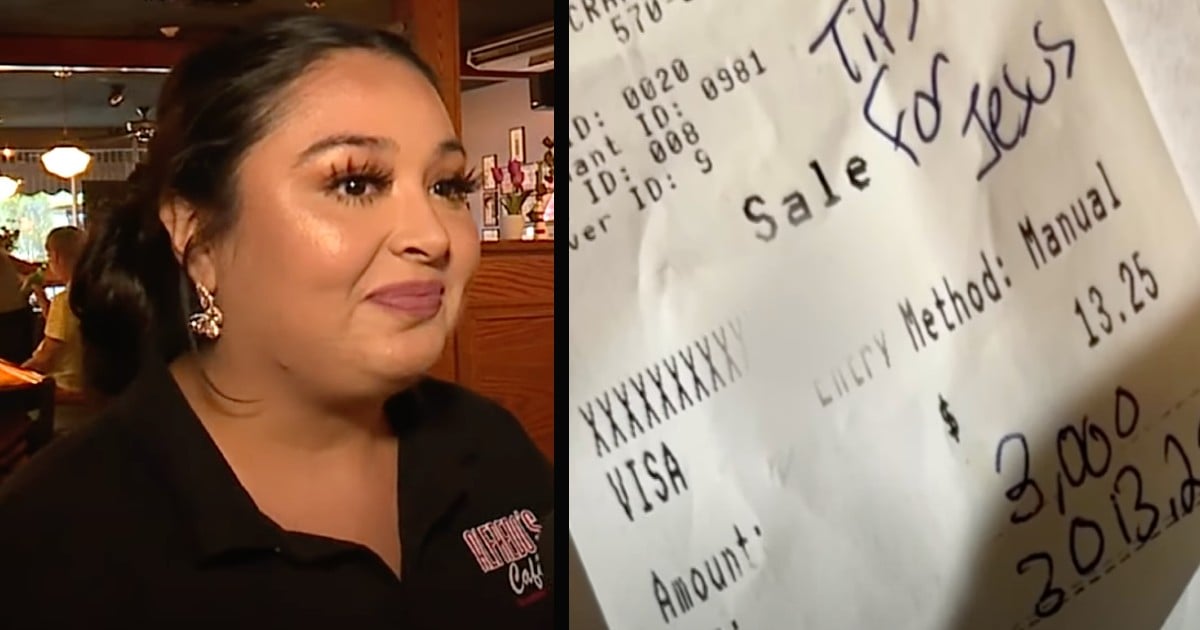 waitress scranton $3,000 tip