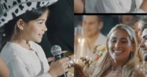 one of the best wedding toasts from little girl