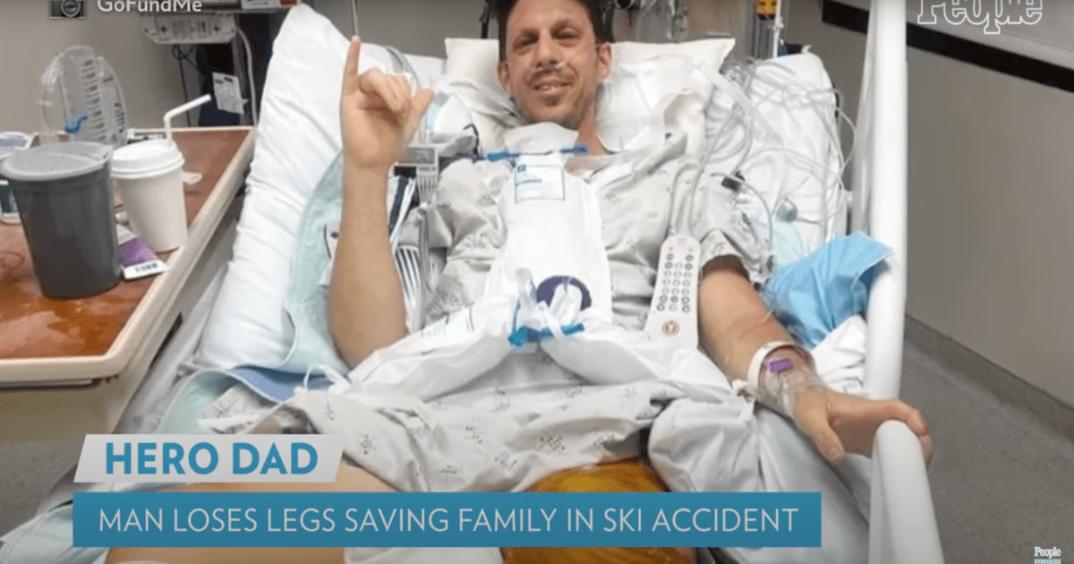 man loses legs while protecting daughters