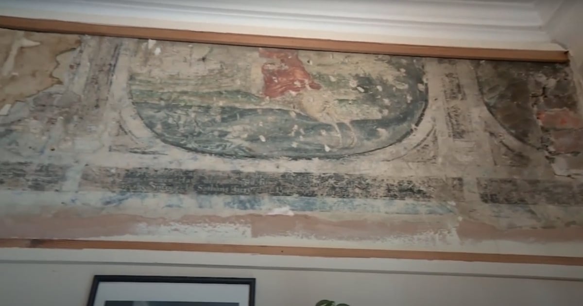 mural found in england apartment
