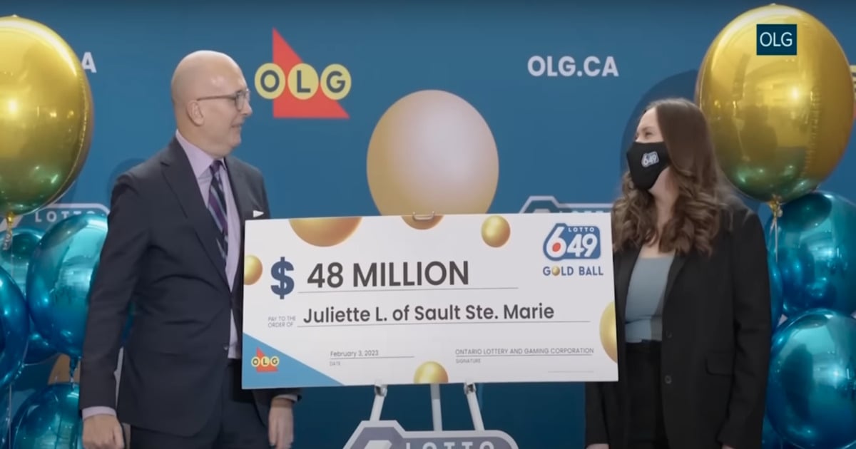woman wins lottery playing for first time