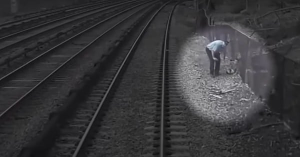 toddler found on train tracks